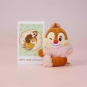 BNWT Japan 10cm Disney Dale Pyjamas Party Collection plush Clip Stand